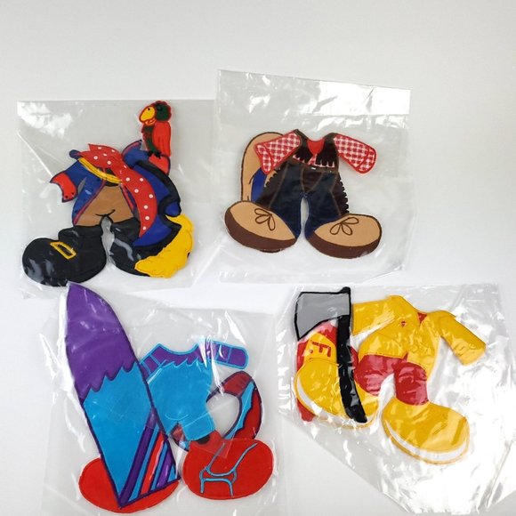 Vintage Disney Mickey Mouse Press n Dress Pockets of Learning 90s NICE! - Picture 3 of 6